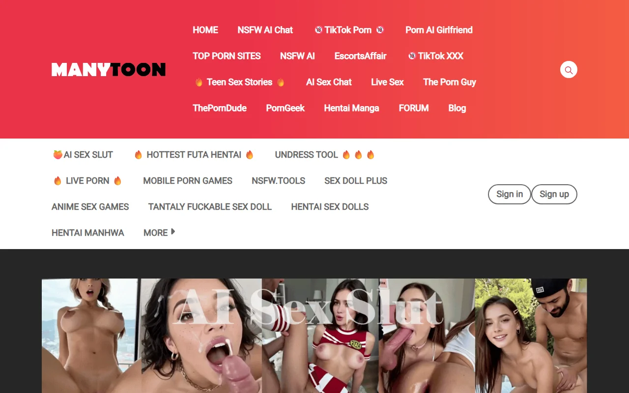 Screenshot: Manytoon Screenshot of Manytoon