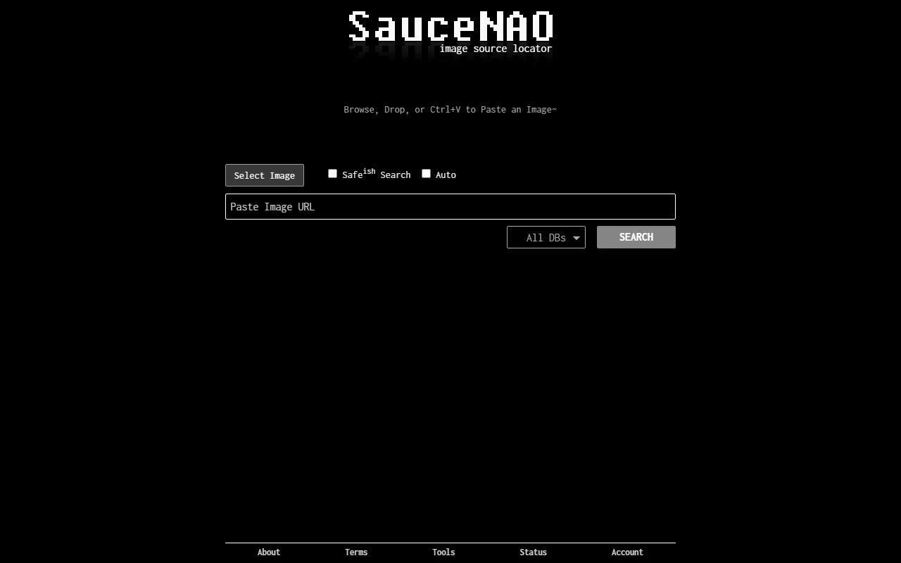Screenshot: Saucenao Screenshot of Saucenao
